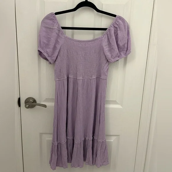 Lavender Off-Shoulder Sundress, Sz M - Picture 3 of 7
